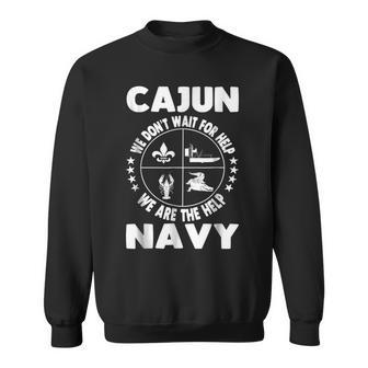 Cajun Navy Disaster Relief Support Volunr Sweatshirt - Monsterry CA