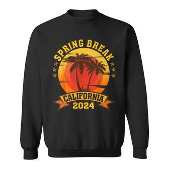 California 2024 Spring Break Family School Vacation Retro Sweatshirt | Mazezy DE