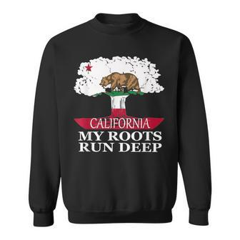 California Pride Flag My Roots Run Deep Tree Sweatshirt - Monsterry CA