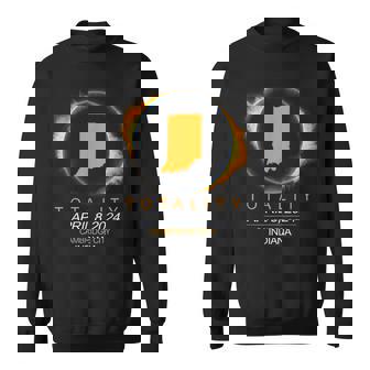 Cambridge City Indiana Total Solar Eclipse 2024 Sweatshirt - Thegiftio