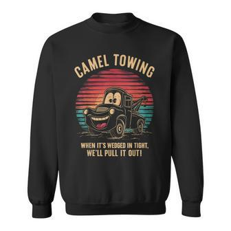 Camel Towing White Trash Party Attire Hillbilly Costume Sweatshirt - Monsterry DE