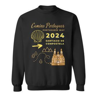 Camino Portugues Santiago De Compostela Portuguese Way 2024 Sweatshirt - Seseable