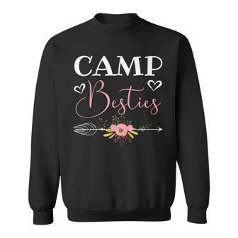Camp Besties Love Pink Best Friend Sweatshirt - Monsterry DE
