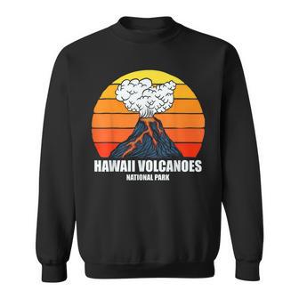 Camping Hiking Retro Vintage Hawaii Volcanoes National Park Sweatshirt - Monsterry CA