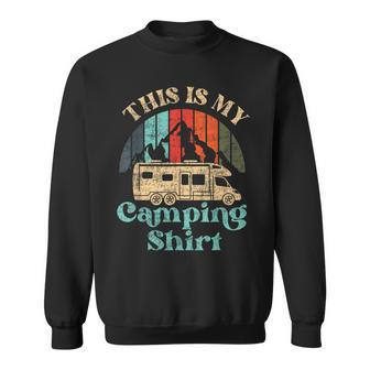 This Is My Camping Motorhome Campervan Retro Vintage Sweatshirt - Monsterry UK