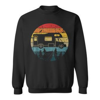 Camping Motorhome Van Vintage In Caravan Sweatshirt - Seseable