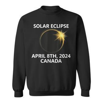 Canada 2024 Solar Eclipse Montreal Niagara Falls Quebec Sweatshirt - Monsterry AU