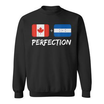 Canadian Plus Honduran Perfection Mix Flag Heritage Sweatshirt - Monsterry CA