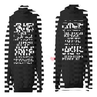 Cancer Awareness Support Get Well Cancer Fighter Survivor Sweatshirt - Monsterry