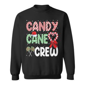 Candy Cane Crew Christmas Sweet Candy Merry Xmas Sweatshirt | Mazezy