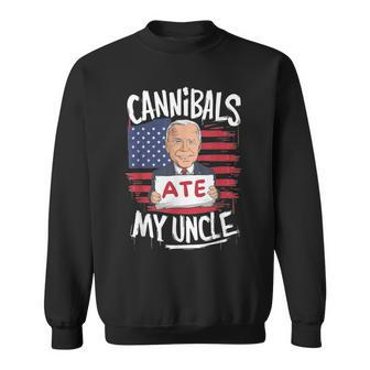 Cannibal Ate My Uncle Sweatshirt | Mazezy CA