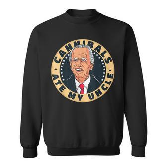 Cannibals Ate My Uncle Joe Biden Political Satire 2024 Sweatshirt | Mazezy DE