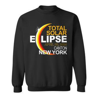 Canton New York Total Solar Eclipse April 8 2024 Sweatshirt - Monsterry UK