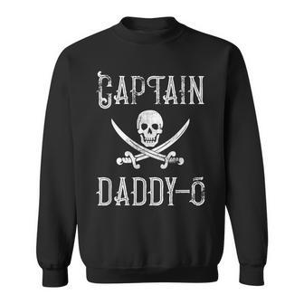 Captain Daddy-O Retro Personalized Pirate Pontoon Sweatshirt - Monsterry AU