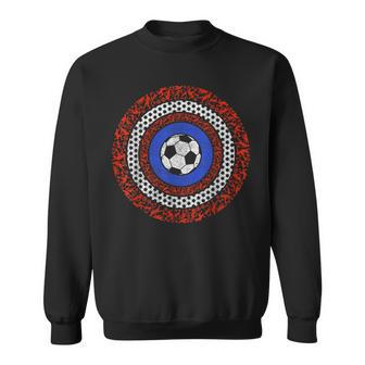 Captain Soccer Superhero Shield Soccer Football Sweatshirt - Monsterry AU