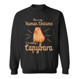 Capybara Haustierkostüm Für Capybara-Liebhaber Sweatshirt - Seseable