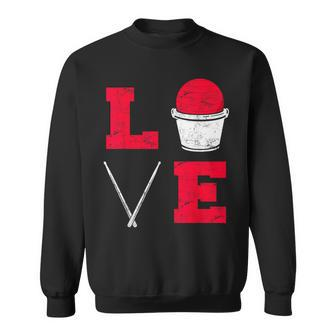 Cardio Drumming Love Fitness Class Gym Workout Exercise Sweatshirt - Seseable