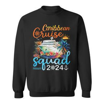 Caribbean Cruise Squad 2024 Family Matching Group Vacation Sweatshirt | Mazezy