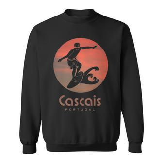 Cascais Portugal Windsurfing Surfing Surfers Sweatshirt | Mazezy CA