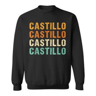 Castillo Last Name Family Reunion Surname Personalized Sweatshirt - Seseable