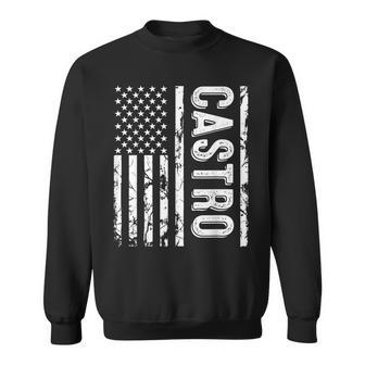 Castro Last Name Surname Team Castro Family Reunion Sweatshirt - Seseable