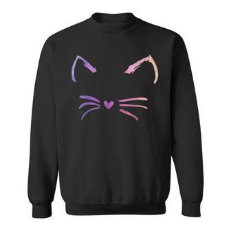 Cat Ears Decorations Feline Whiskers Cute Cat Toy Sweatshirt - Seseable