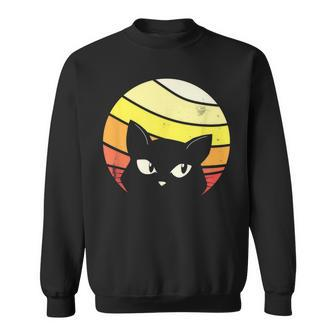 Cat Kitten Retro Vintage Sweatshirt - Monsterry AU