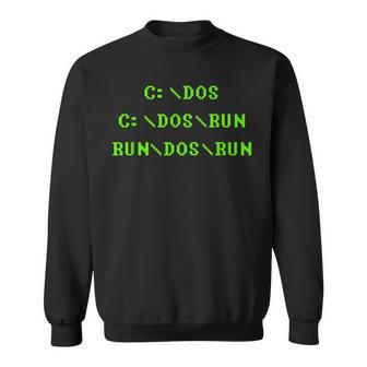CDos CDosrun Rundosrun T Computer Dos Sweatshirt - Monsterry AU