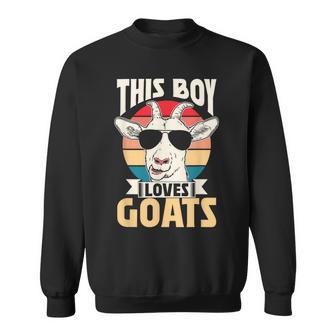 Ce Garçon Aime Les Chèvres Animal Chèvre Amoureux Sweater e - Cadeauxyz