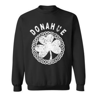 Celtic Theme Donahue Irish Family Name Sweatshirt - Seseable