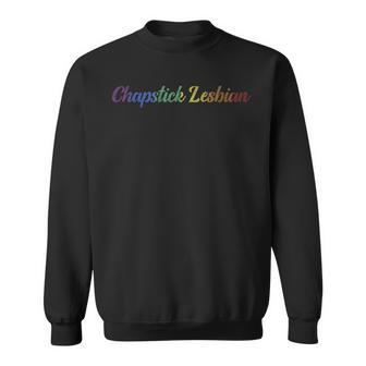 Chapstick Lesbian Lgbt Flag Homosexual Bisexual Gay Lesbian Sweatshirt - Monsterry