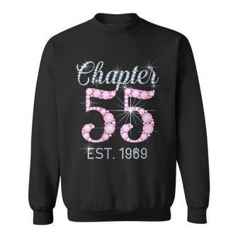 Chapter 55 Est 1969 55Th Birthday For Womens Sweatshirt | Mazezy