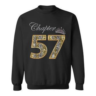 Chapter 57 Est 1967 Happy 57Th Birthday Girls For Her Sweatshirt - Monsterry