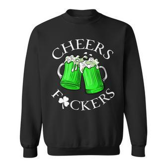 Cheers FCkers St Patrick's Day Lucky Sweatshirt - Thegiftio UK