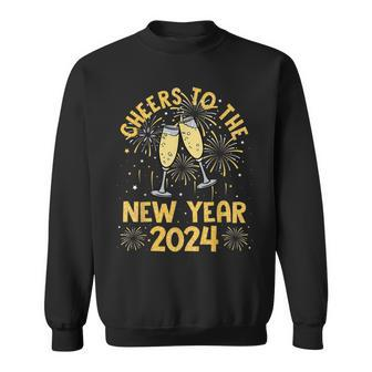 Cheers To The New Year 2024 Reunion Nye New Year Eve Party Sweatshirt | Seseable UK