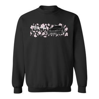 Cherry Blossom 240Sx S14 Jdm Drift Illustrated Sweatshirt - Monsterry CA