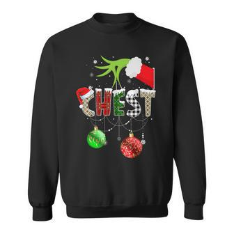 Chest Nuts Christmas Matching Couple Chestnuts Pajama Sweatshirt - Seseable