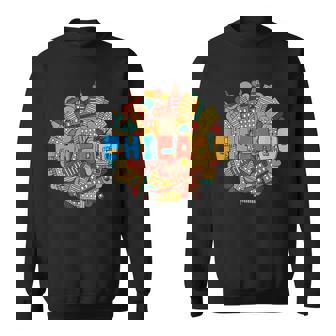 Chicago City State Illinois Downtown Urban Souvenirs Sweatshirt - Thegiftio