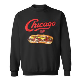 Chicago Italian Beef Sandwich Food Love Sweatshirt - Monsterry