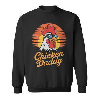 Chicken Daddy Vintage Farmer Fathers Day Mens Sweatshirt - Thegiftio UK