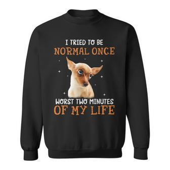 Chihuahua Normalce For Chihuahua Lover Sweatshirt | Mazezy