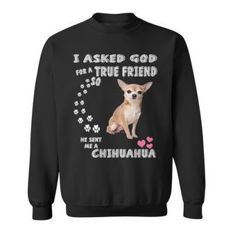 Chihuahua Techichi Dog Lovers Cute Chihuahua Mom Sweatshirt | Mazezy DE