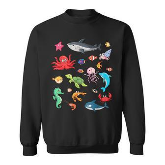 Children Children Sea Creatures Clown Fish Cute Sweatshirt - Thegiftio UK