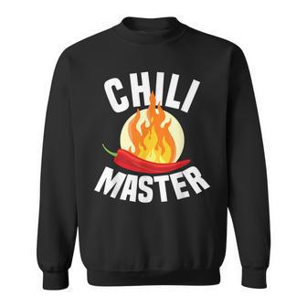 Chili Master Chilli Scharf Essen Geschenk Scoville Pepperoni Sweatshirt - Seseable