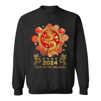 Chinese New Year 2024 Year Of The Dragon Happy New Year 2024 Sweatshirt | Mazezy