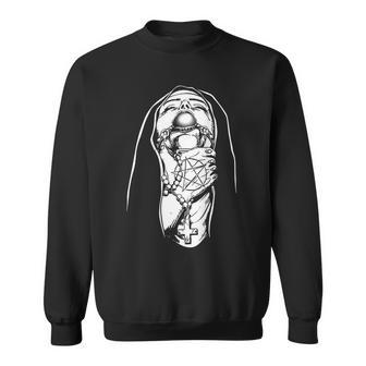 Choked Up Nun Sweatshirt - Monsterry UK