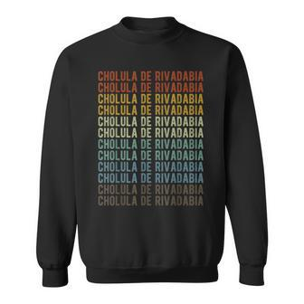 Cholula De Rivadabia City Mexico Retro Sweatshirt - Monsterry UK