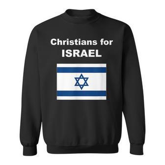 Christians For Israel Sweatshirt - Seseable
