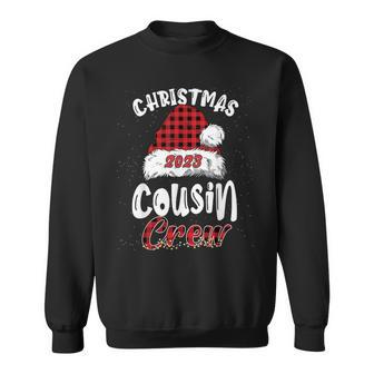 Christmas Cousin Crew Buffalo Red Plaid Pajamas Family Xmas Sweatshirt - Monsterry DE