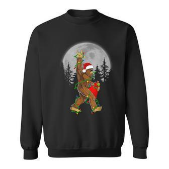 Christmas Sasquatch Rock Roll Carrying Bag Bigfoot Sweatshirt - Thegiftio UK